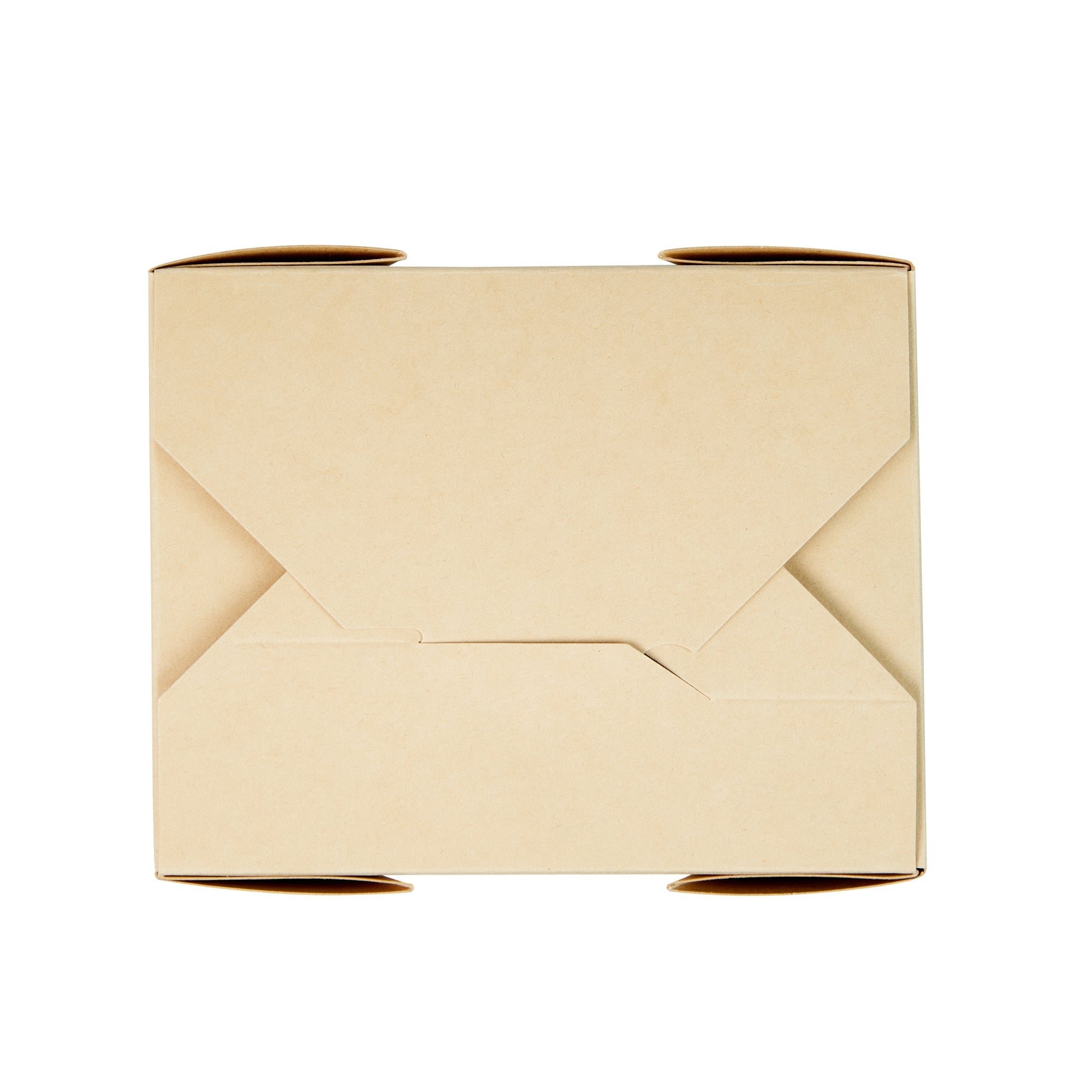 Sustain 30 oz Rectangle Bamboo Paper #1 Bio Box Take Out Container - with PLA Lining, Compostable - 5" x 4" x 2 1/2" - 200 count box