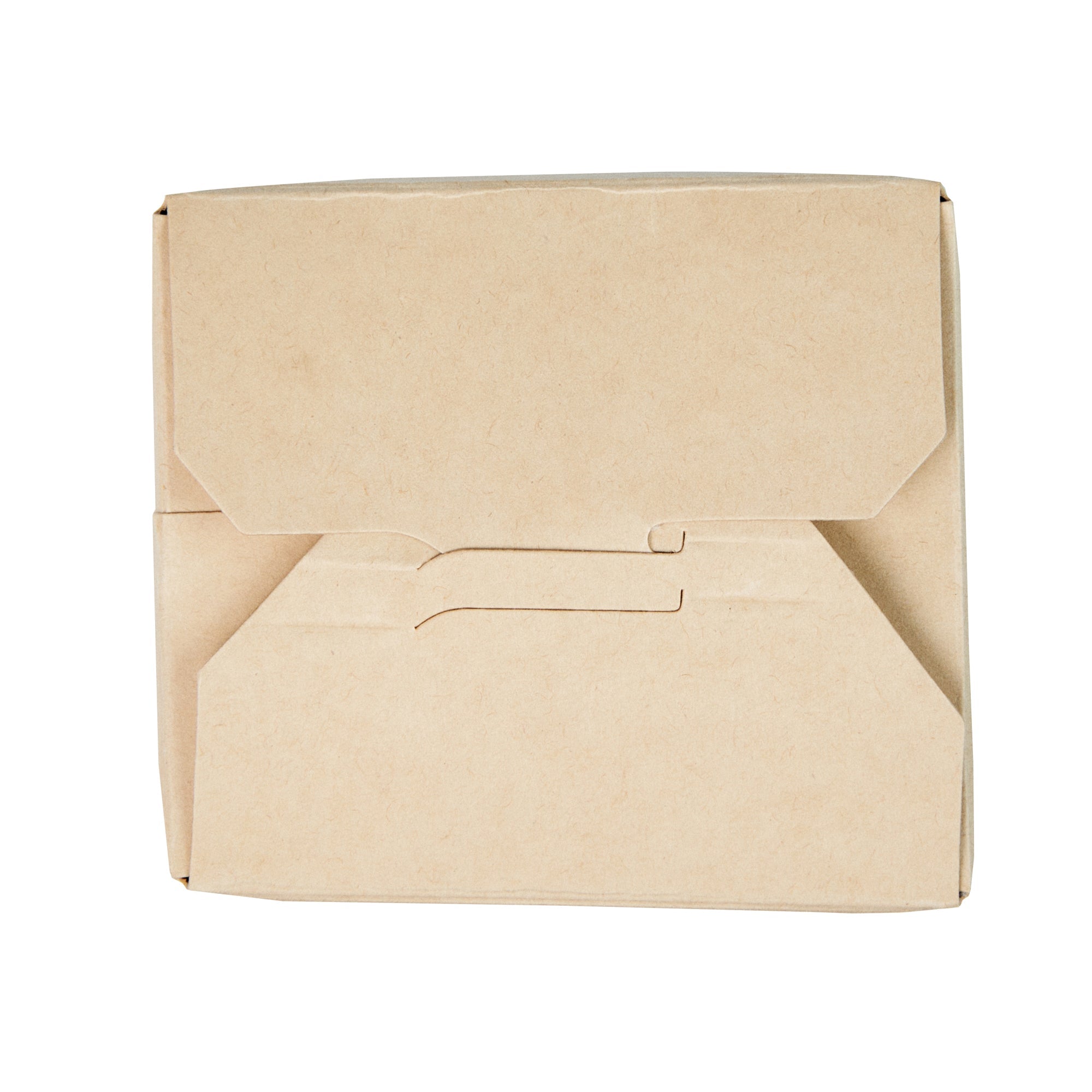 Sustain 16 oz Round Bamboo Paper Noodle Take Out Container - with PLA Lining, Compostable - 3 1/4" x 3" x 4" - 50 count box