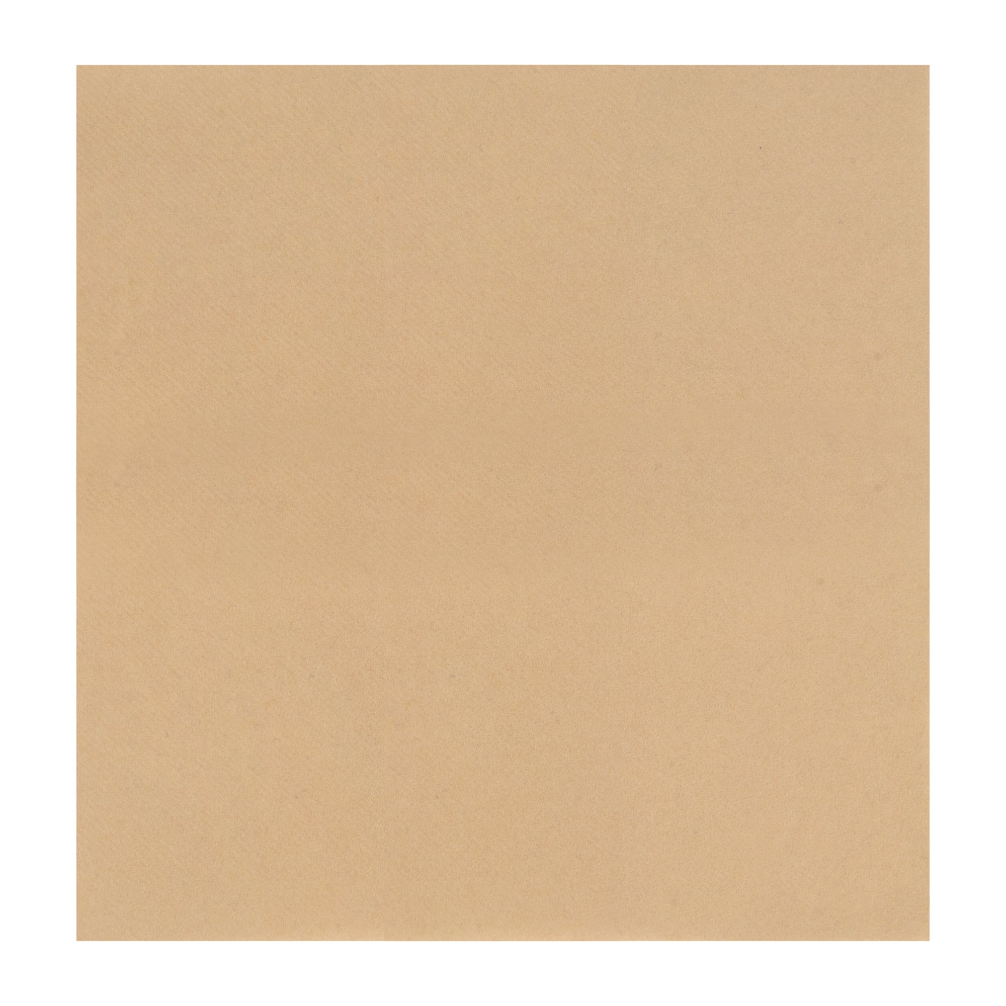 Luxenap Square Kraft Paper Linen-Feel Cocktail Napkin - Air Laid - 9 1/2" x 9 1/2" - 1600 count box