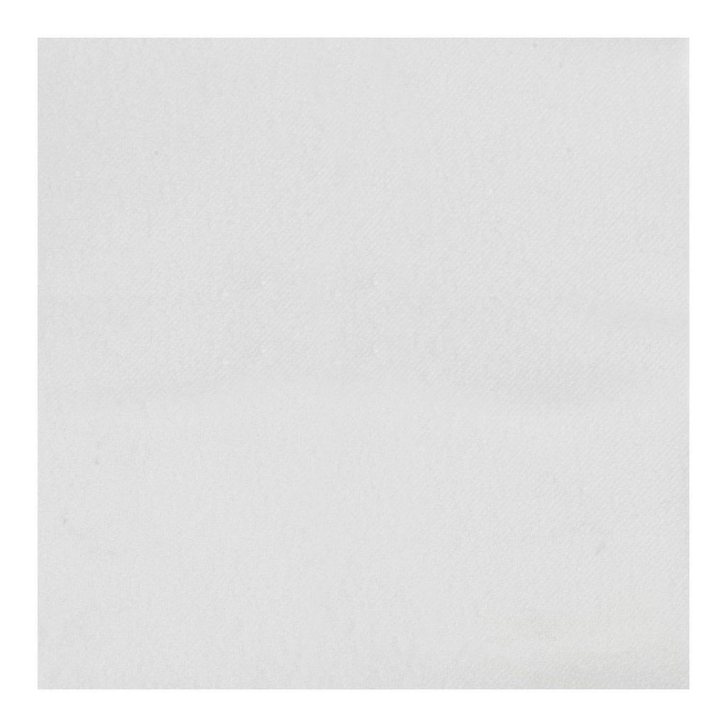 Luxenap Square White Paper Linen-Feel Cocktail Napkin - Air Laid - 9 1/2" x 9 1/2" - 1600 count box