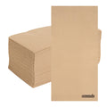 Luxenap Rectangle Kraft Paper Linen-Feel Guest Towel / Napkin - Air Laid - 15 3/4" x 7 3/4" - 50 count box