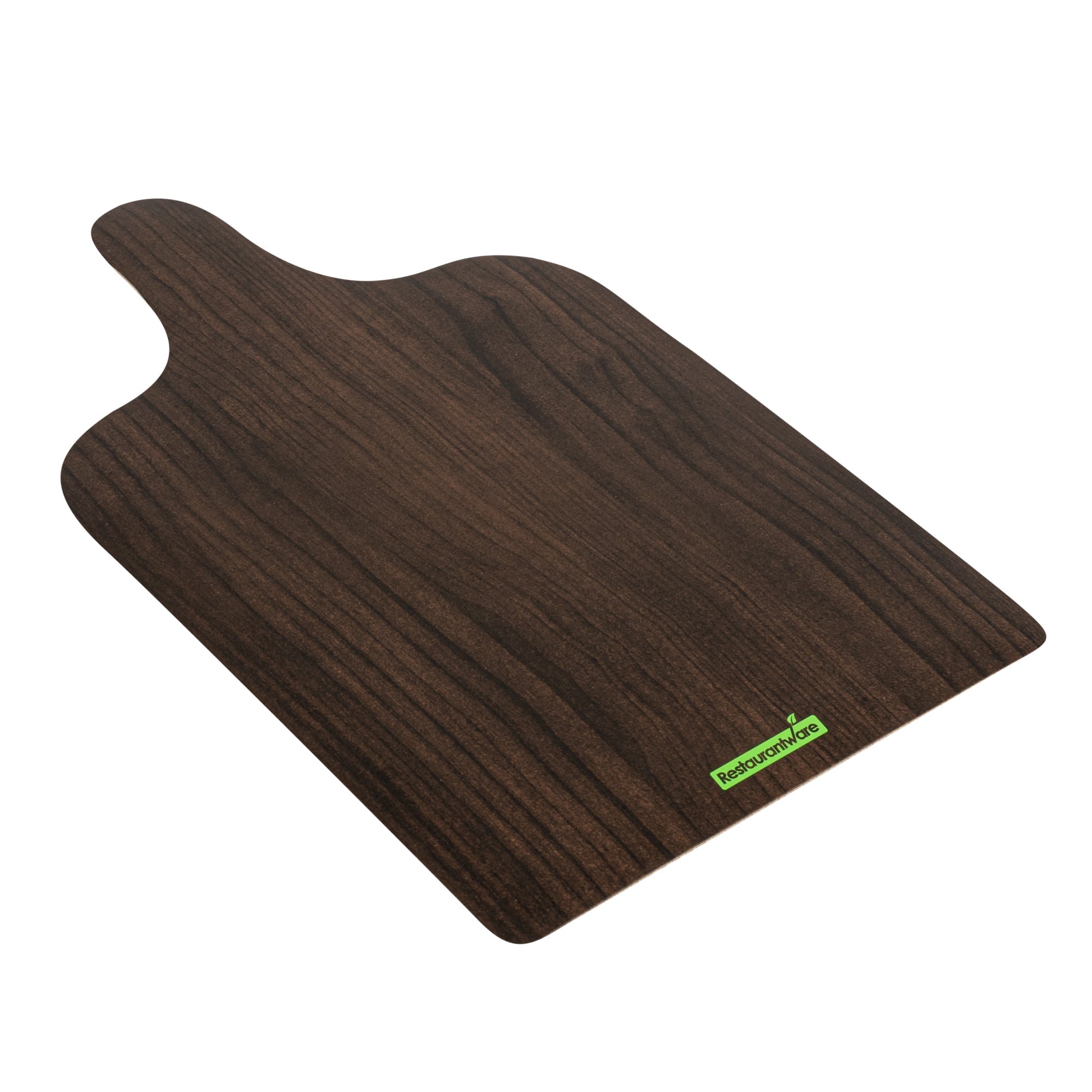 Cater Tek Dark Cheese / Charcuterie Board - Faux Wood - 11 3/4" x 7" - 100 count box
