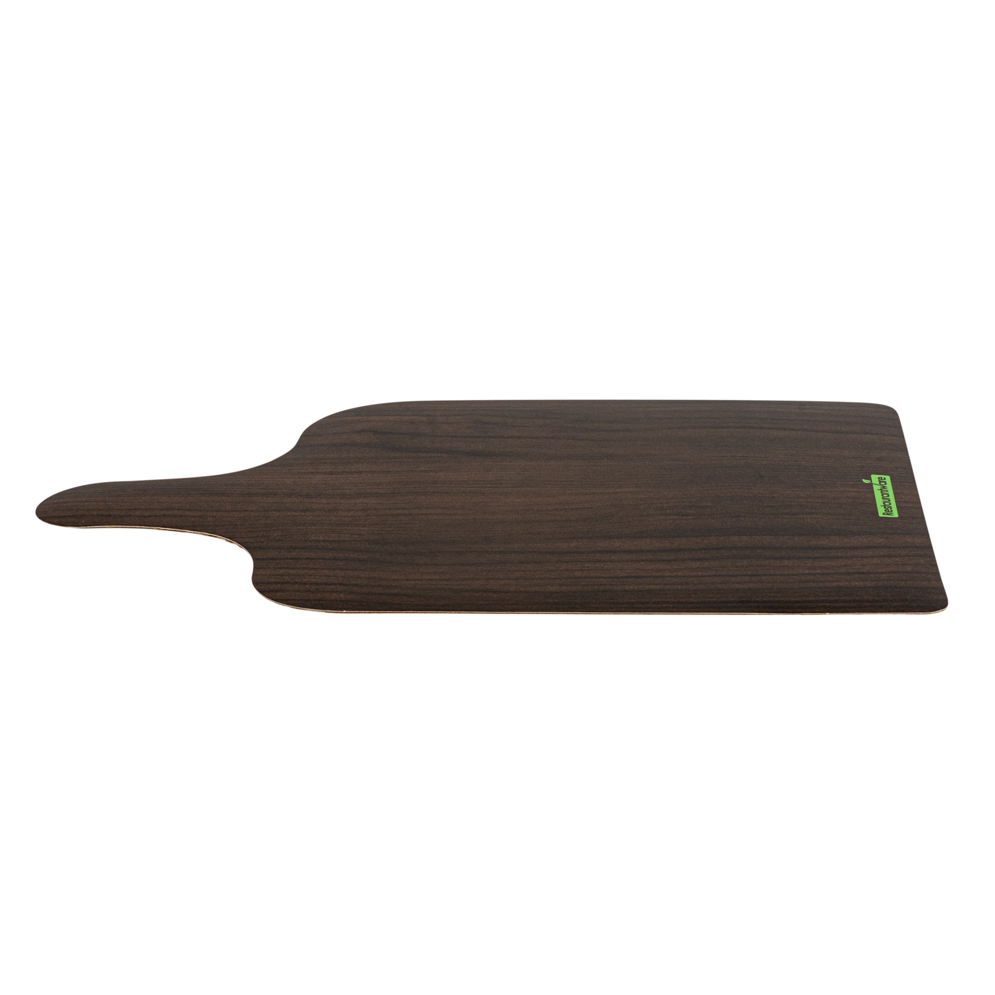 Cater Tek Dark Cheese / Charcuterie Board - Faux Wood - 11 3/4" x 7" - 100 count box