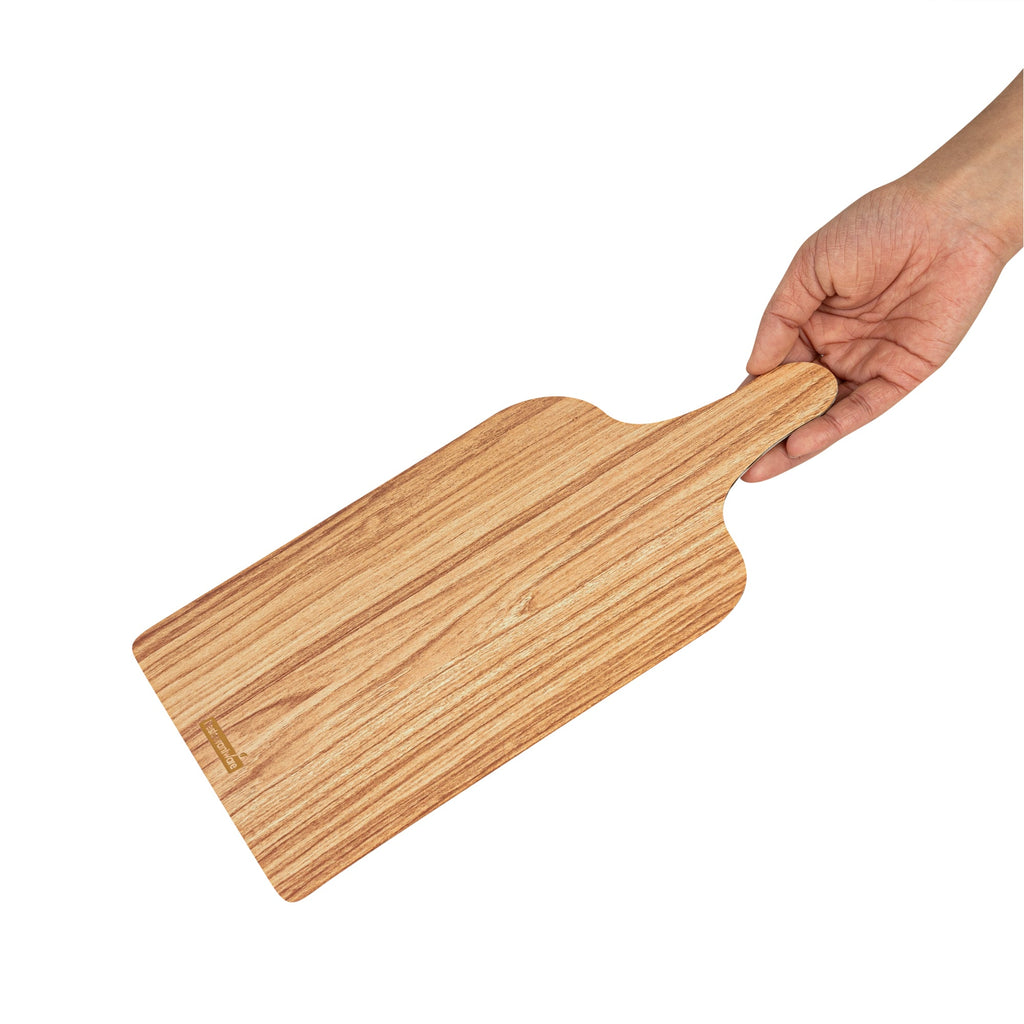 Cater Tek Natural Cheese / Charcuterie Board - Faux Wood - 11 3/4" x 7" - 100 count box