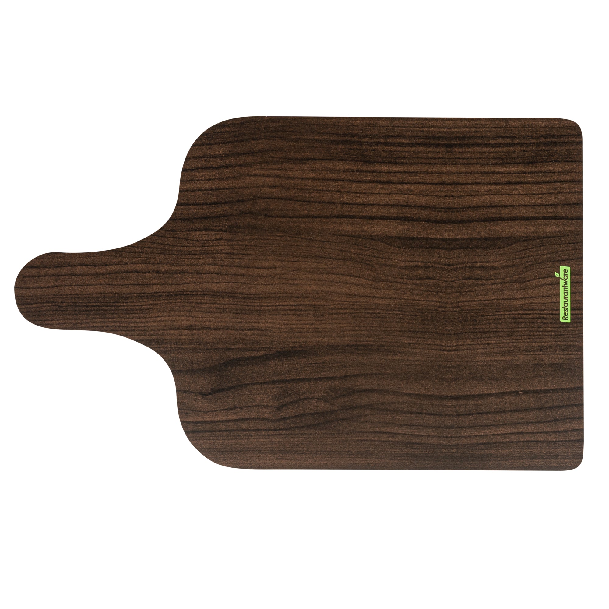 Cater Tek Dark Cheese / Charcuterie Board - Faux Wood - 15 3/4" x 9 3/4" - 10 count box