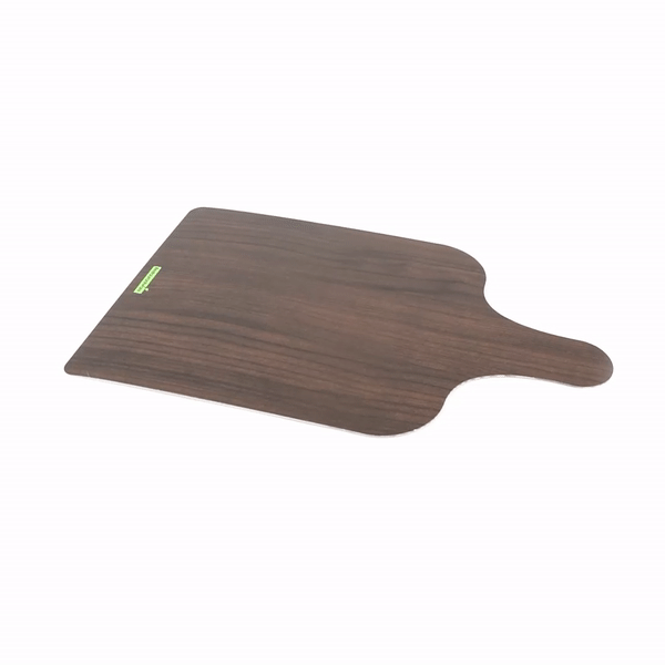 Cater Tek Dark Cheese / Charcuterie Board - Faux Wood - 15 3/4" x 9 3/4" - 100 count box