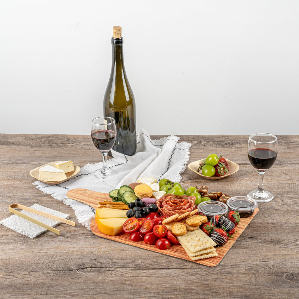 Cater Tek Natural Cheese / Charcuterie Board - Faux Wood - 15 3/4" x 9 3/4" - 100 count box
