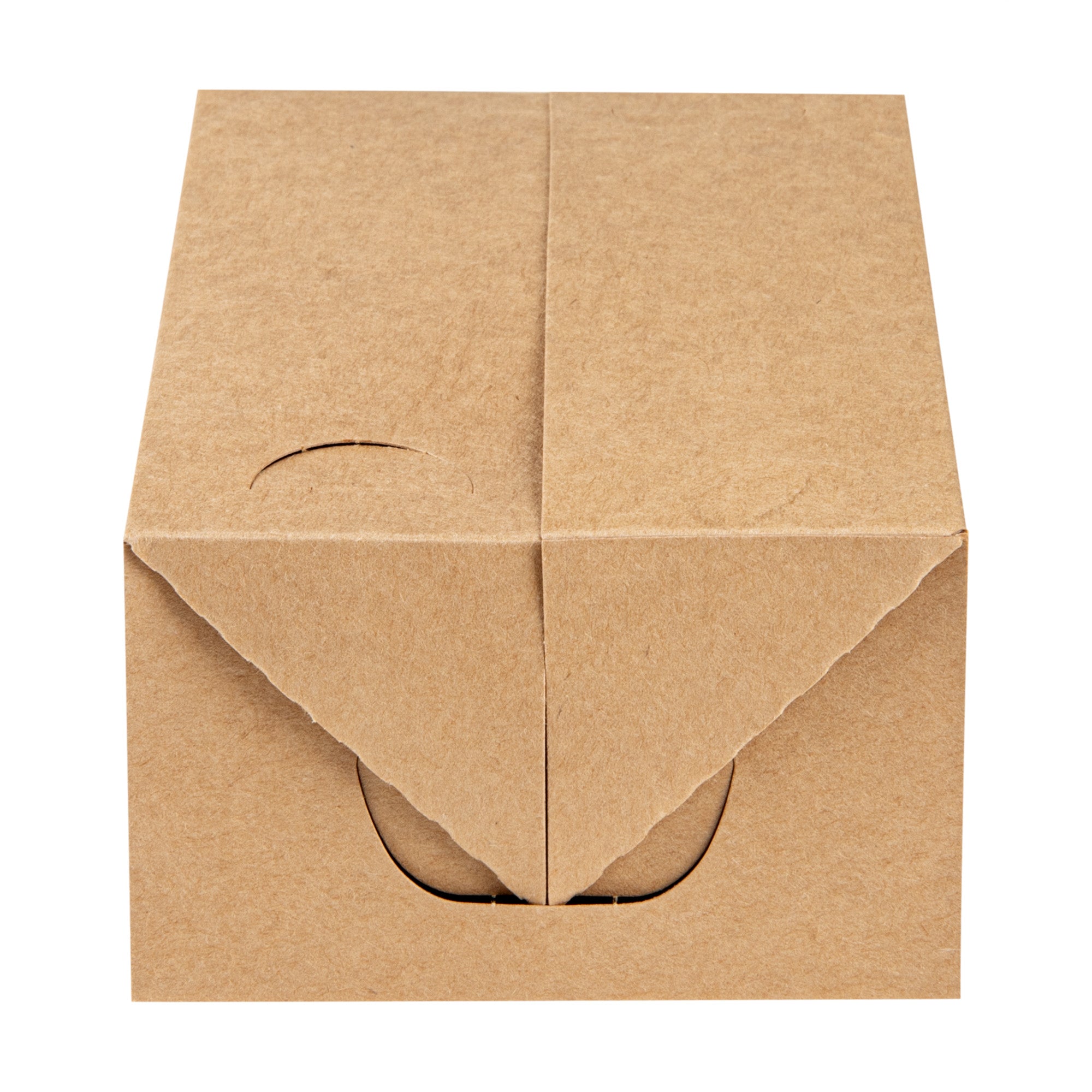 Bio Tek 47 oz Kraft Paper Lunch / Chicken Box - with Fast Top - 7" x 4 1/2" x 2 3/4" - 100 count box