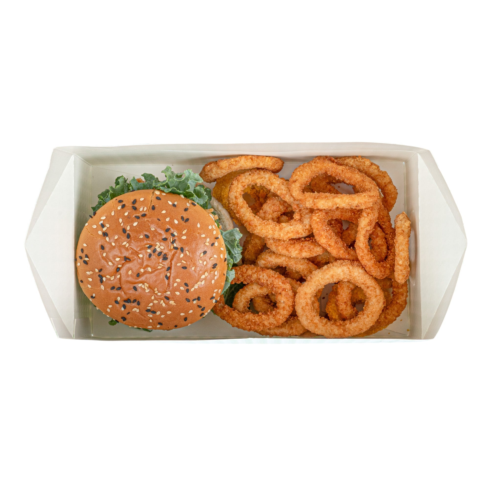 Bio Tek 71 oz Green Houndstooth Paper Lunch / Chicken Box - with Fast Top - 8 3/4" x 5" x 3" - 400 count box