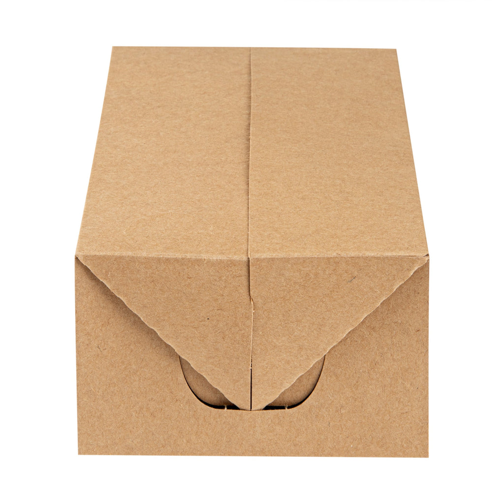 Bio Tek 71 oz Kraft Paper Lunch / Chicken Box - with Fast Top - 8 3/4" x 5" x 3" - 400 count box