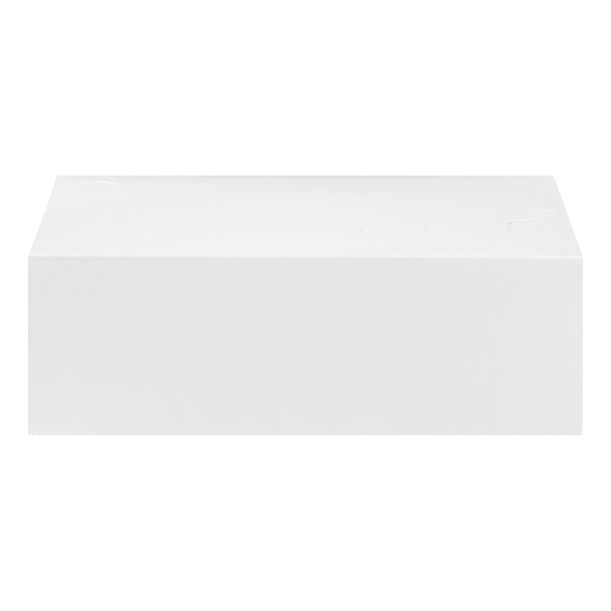 Bio Tek 71 oz White Paper Lunch / Chicken Box - with Fast Top - 8 3/4" x 5" x 3" - 100 count box