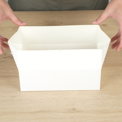 Bio Tek 71 oz White Paper Lunch / Chicken Box - with Fast Top - 8 3/4" x 5" x 3" - 100 count box