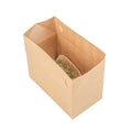 Bio Tek 80 oz Kraft Paper Lunch / Chicken Box - with Fast Top - 9" x 5" x 5" - 400 count box