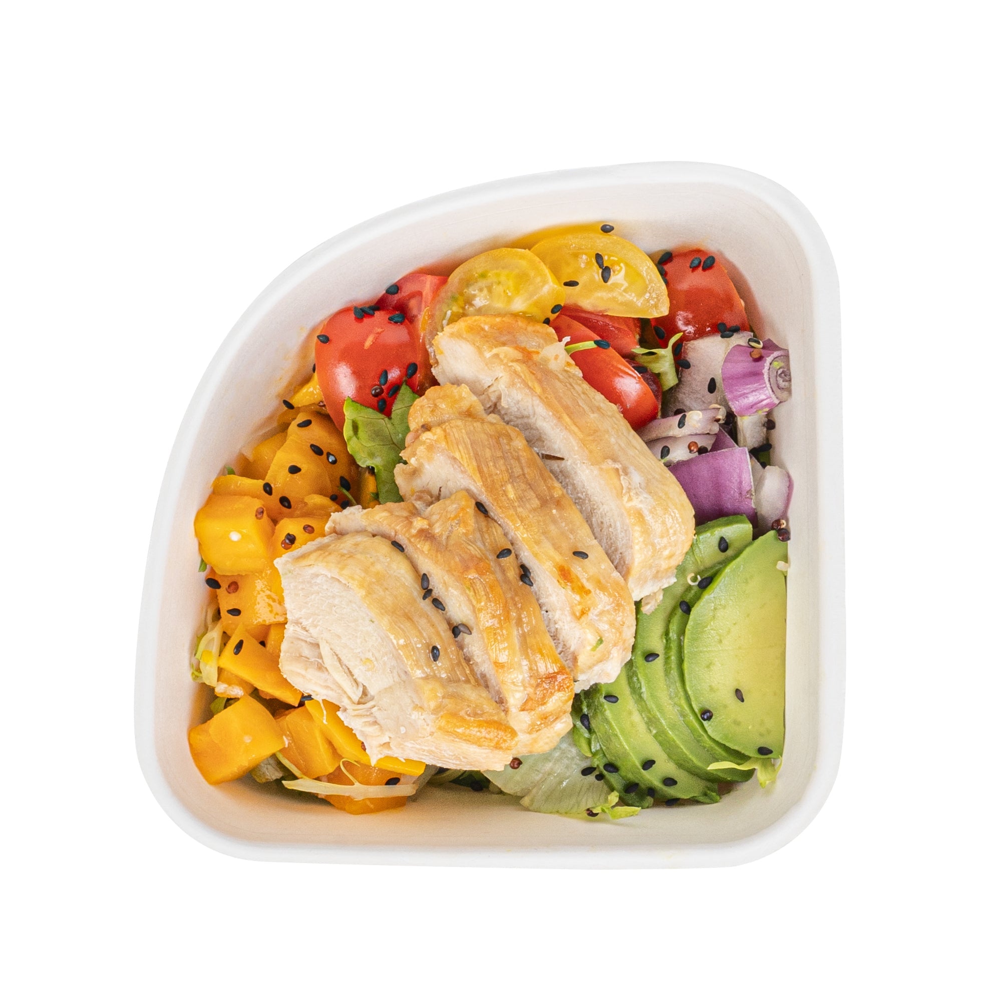Pulp Safe Modular No PFAS Added 17 oz White Sugarcane / Bagasse Bowl - Home Compostable - 5 1/4" x 5 1/4" x 2 1/4" - 25 count box