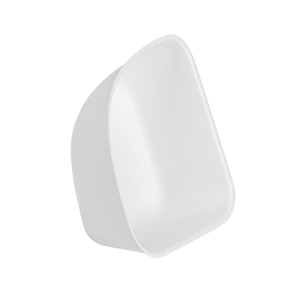Pulp Safe Modular No PFAS Added 17 oz White Sugarcane / Bagasse Bowl - Home Compostable - 5 1/4" x 5 1/4" x 2 1/4" - 100 count box