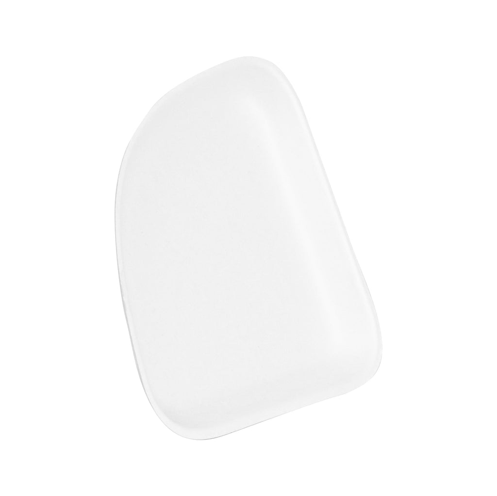 Pulp Safe Modular No PFAS Added White Sugarcane / Bagasse Plate - Home Compostable - 5 1/4" x 5 1/4" x 1/2" - 100 count box