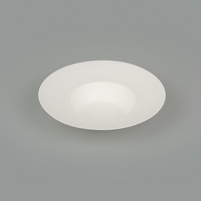 Pulp Safe No PFAS Added 10 oz White Sugarcane / Bagasse Salad Bowl / Dessert Plate - Home Compostable - 8 3/4" x 8 3/4" x 2" - 25 count box