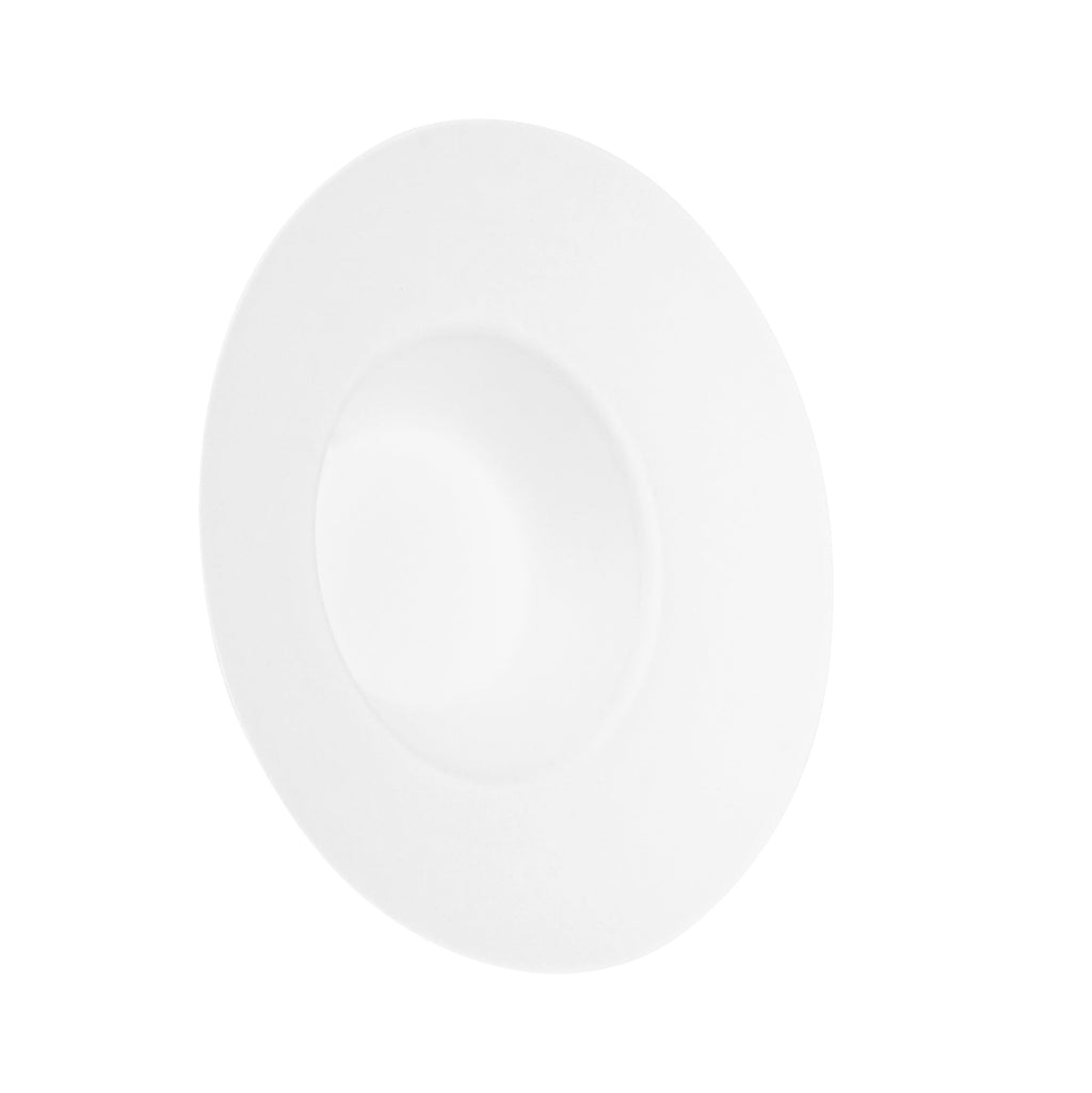 Pulp Safe No PFAS Added 10 oz White Sugarcane / Bagasse Salad Bowl / Dessert Plate - Home Compostable - 8 3/4" x 8 3/4" x 2" - 25 count box