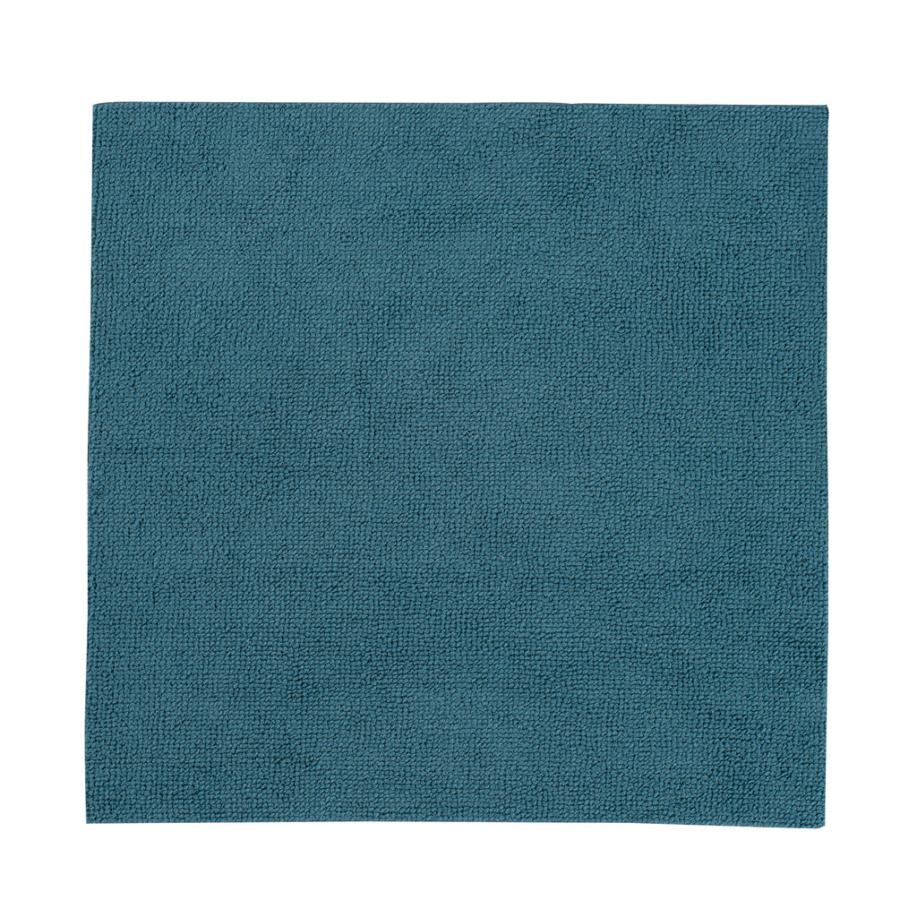 Clean Tek Professional Teal Microfiber General Purpose Towel Roll - Tear Away - 11 3/4" x 11 3/4" - 30 count box
