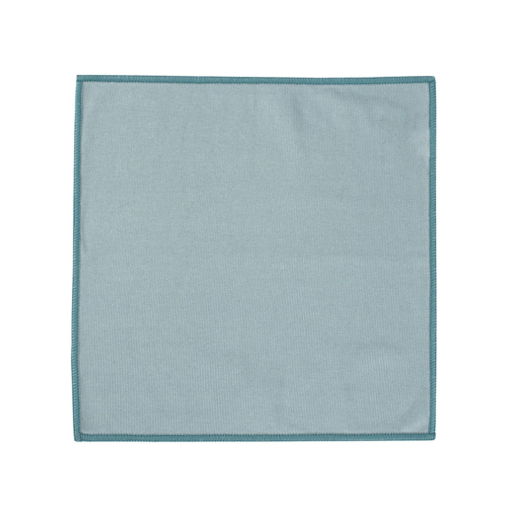Clean Tek Professional Light Blue Microfiber Glass Cleaning Cloth - 11 3/4" x 11 3/4" - 100 count box