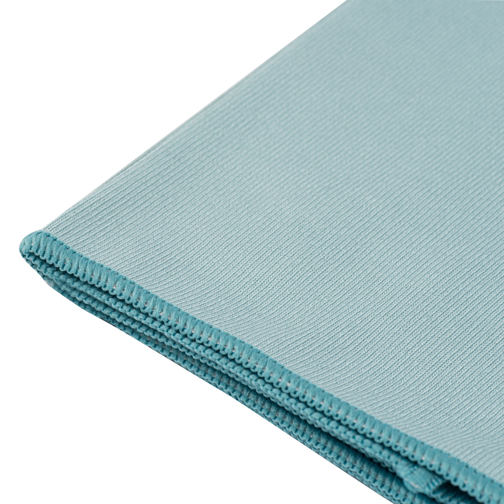 Clean Tek Professional Light Blue Microfiber Glass Cleaning Cloth - 15 3/4" x 15 3/4" - 2 count box