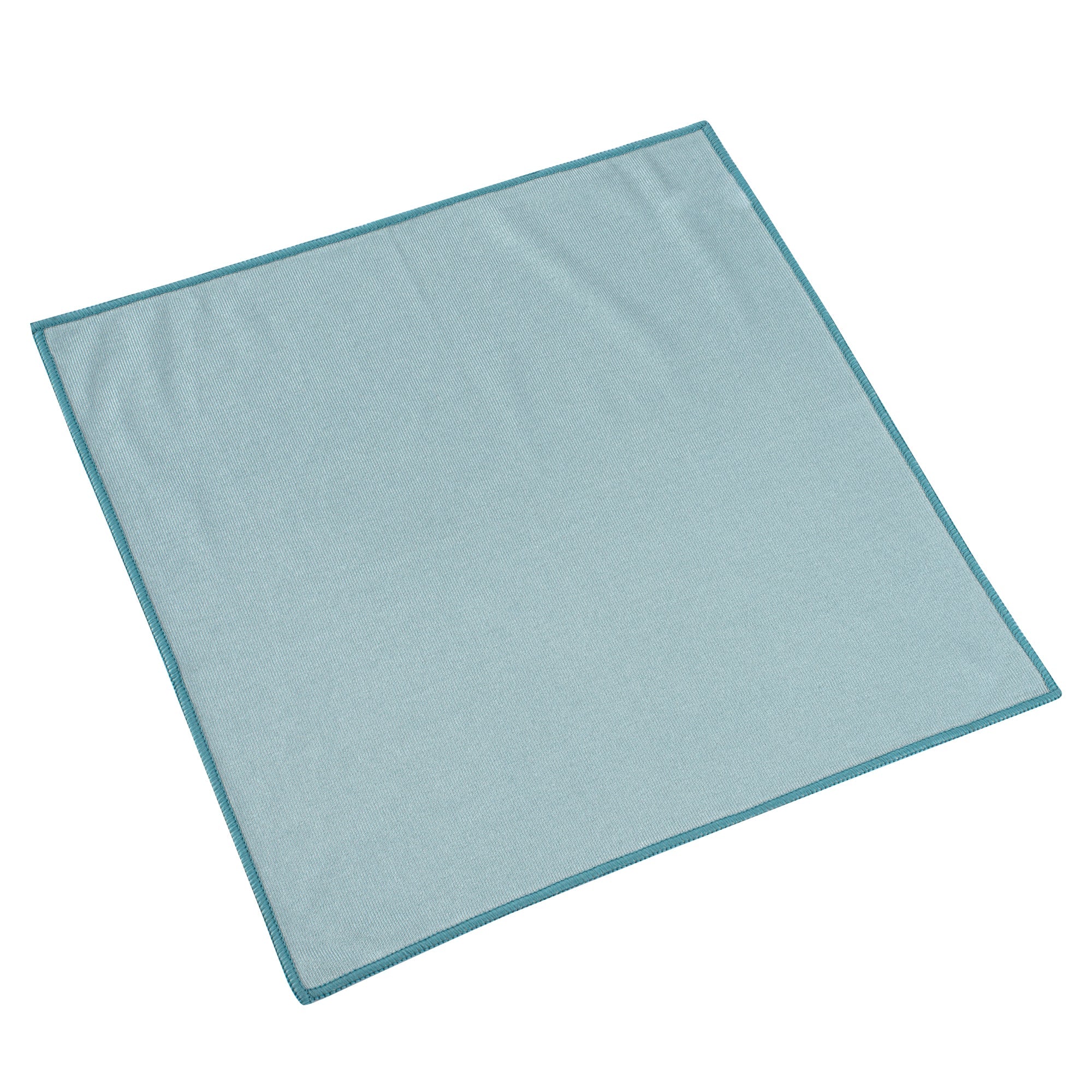 Clean Tek Professional Light Blue Microfiber Glass Cleaning Cloth - 15 3/4" x 15 3/4" - 100 count box