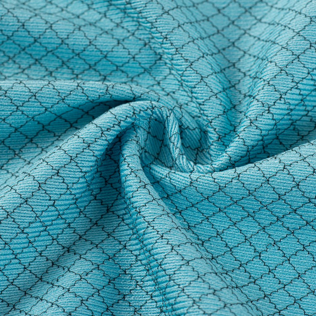 Clean Tek Professional Light Blue Microfiber Glass Cleaning Cloth - Diamond Weave - 15 3/4" x 15 3/4" - 1 count box