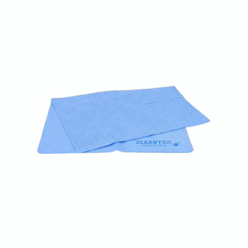 Clean Tek Professional Blue 3D Chamois Cloth - with Storage Tube - 25 1/4'' x 17'' - 1 count box