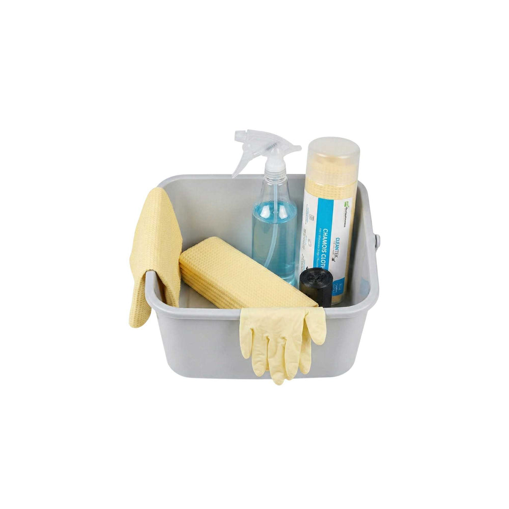 Clean Tek Professional Yellow 3D Chamois Cloth - with Storage Tube - 25 1/4'' x 17'' - 1 count box