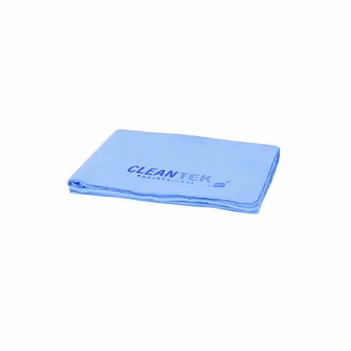 Clean Tek Professional Blue Chamois Cloth - with Storage Tube - 25 1/4'' x 17'' - 20 count box