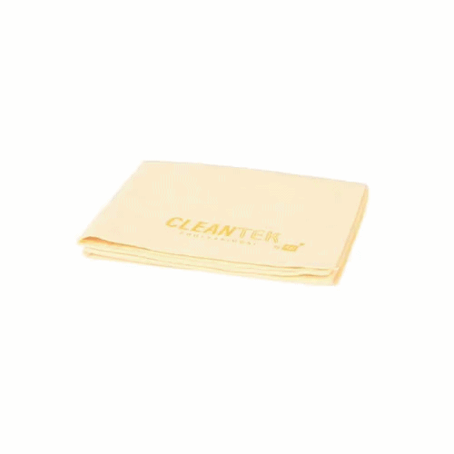 Clean Tek Professional Yellow Chamois Cloth - with Storage Tube - 25 1/4'' x 17'' - 20 count box
