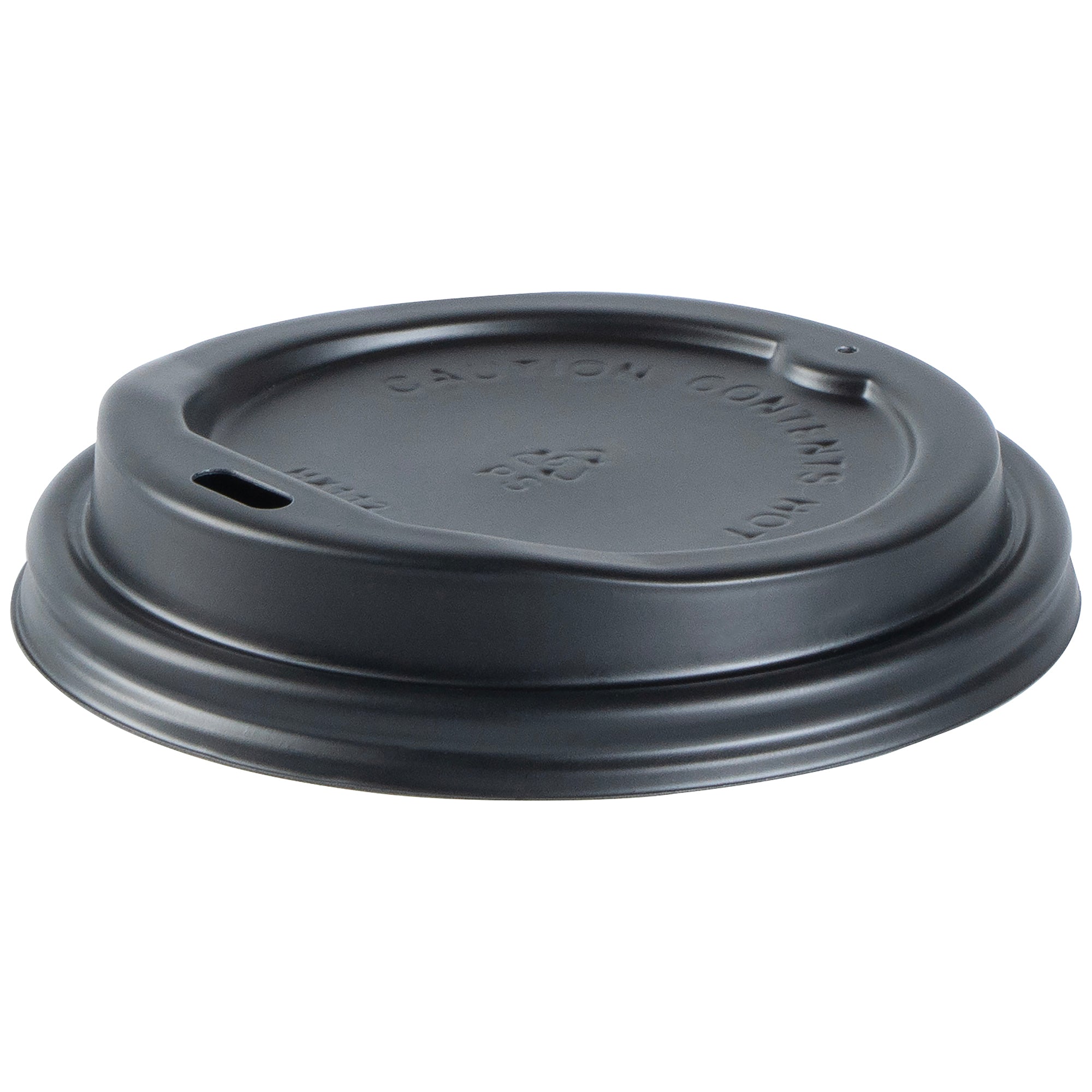 Restpresso 16 oz Green and White Stripe Paper Single Wall Coffee Cup - with Black Lid - 3 1/2"x 3 1/2"x 5 1/2" - 400 count box