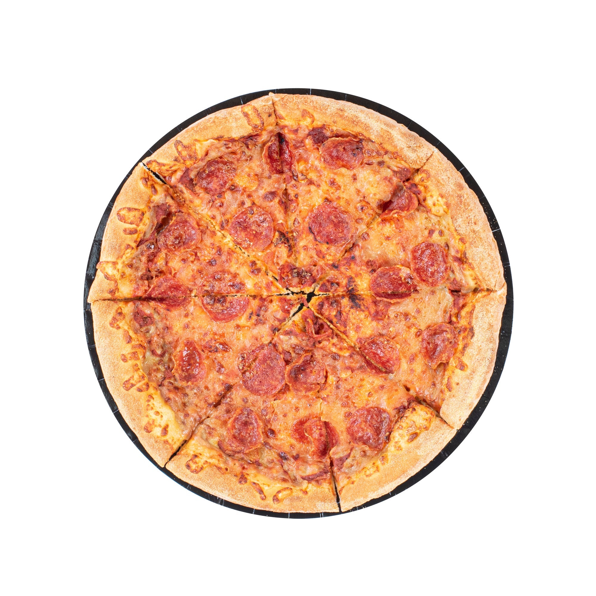 Eco Pie Round Black Paperboard Pizza Tray - Oven-Safe - 12'' - 50 count box
