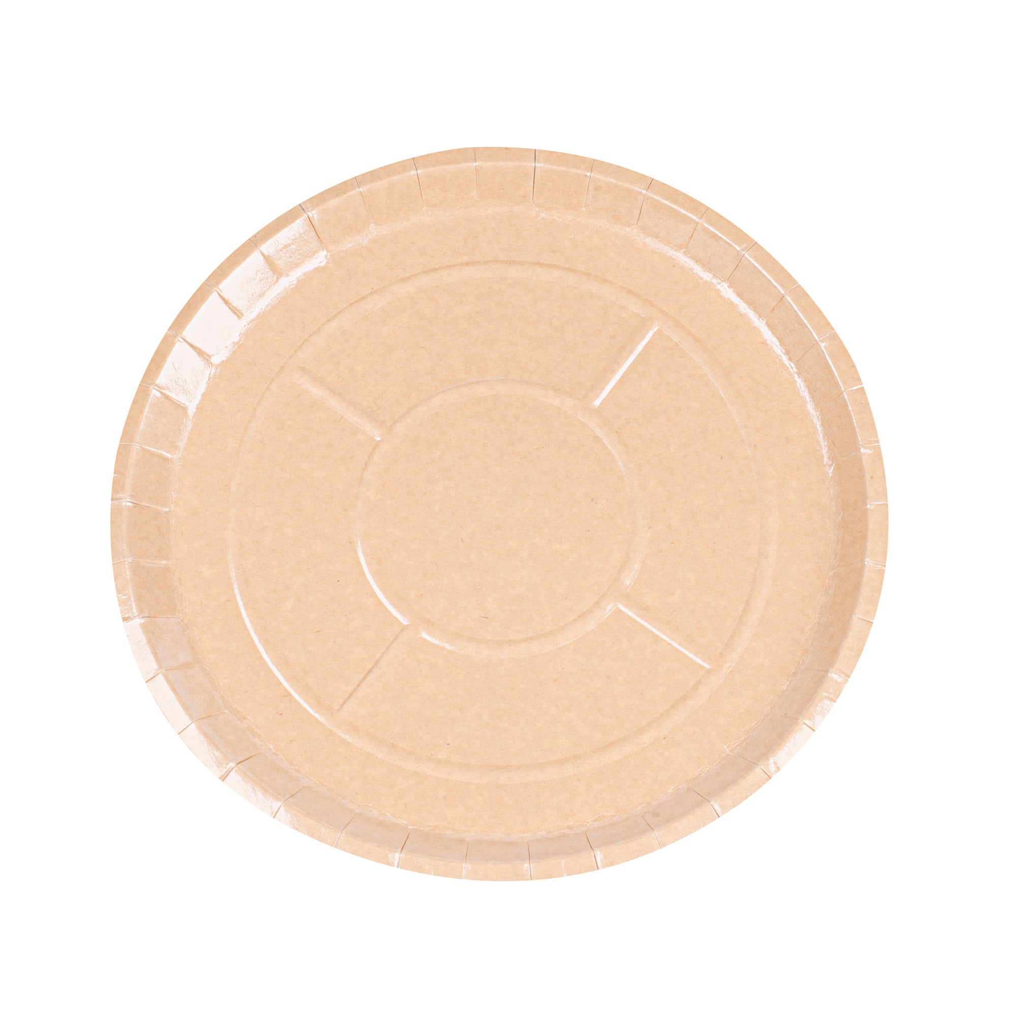 Eco Pie Round Kraft Paperboard Pizza Tray - Oven-Safe - 12'' - 25 count box