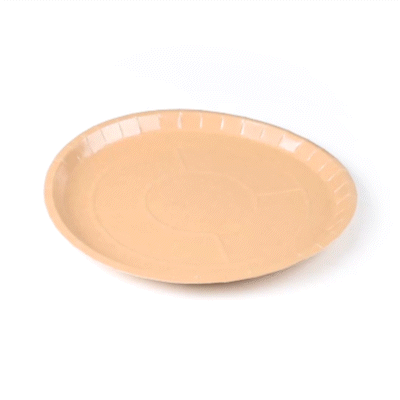 Eco Pie Round Kraft Paperboard Pizza Tray - Oven-Safe - 12'' - 50 count box
