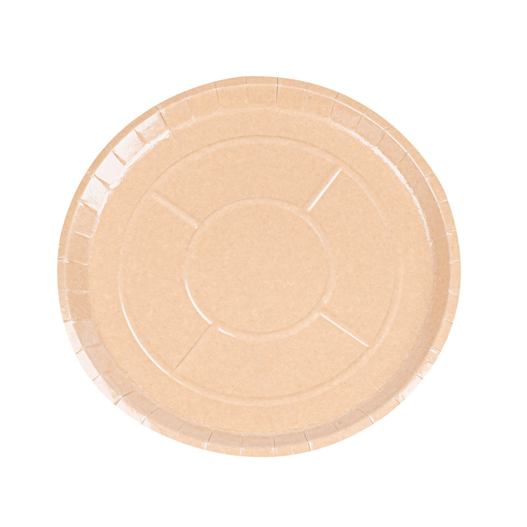 Eco Pie Round Kraft Paperboard Pizza Tray - Oven-Safe - 12'' - 50 count box