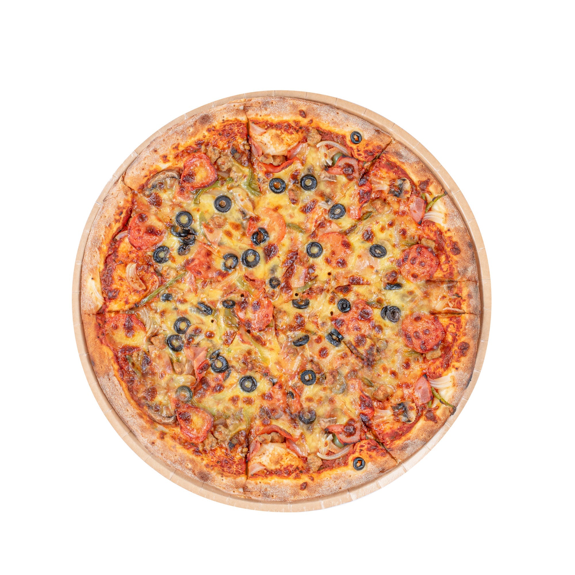 Eco Pie Round Kraft Paperboard Pizza Tray - Oven-Safe - 16" - 50 count box