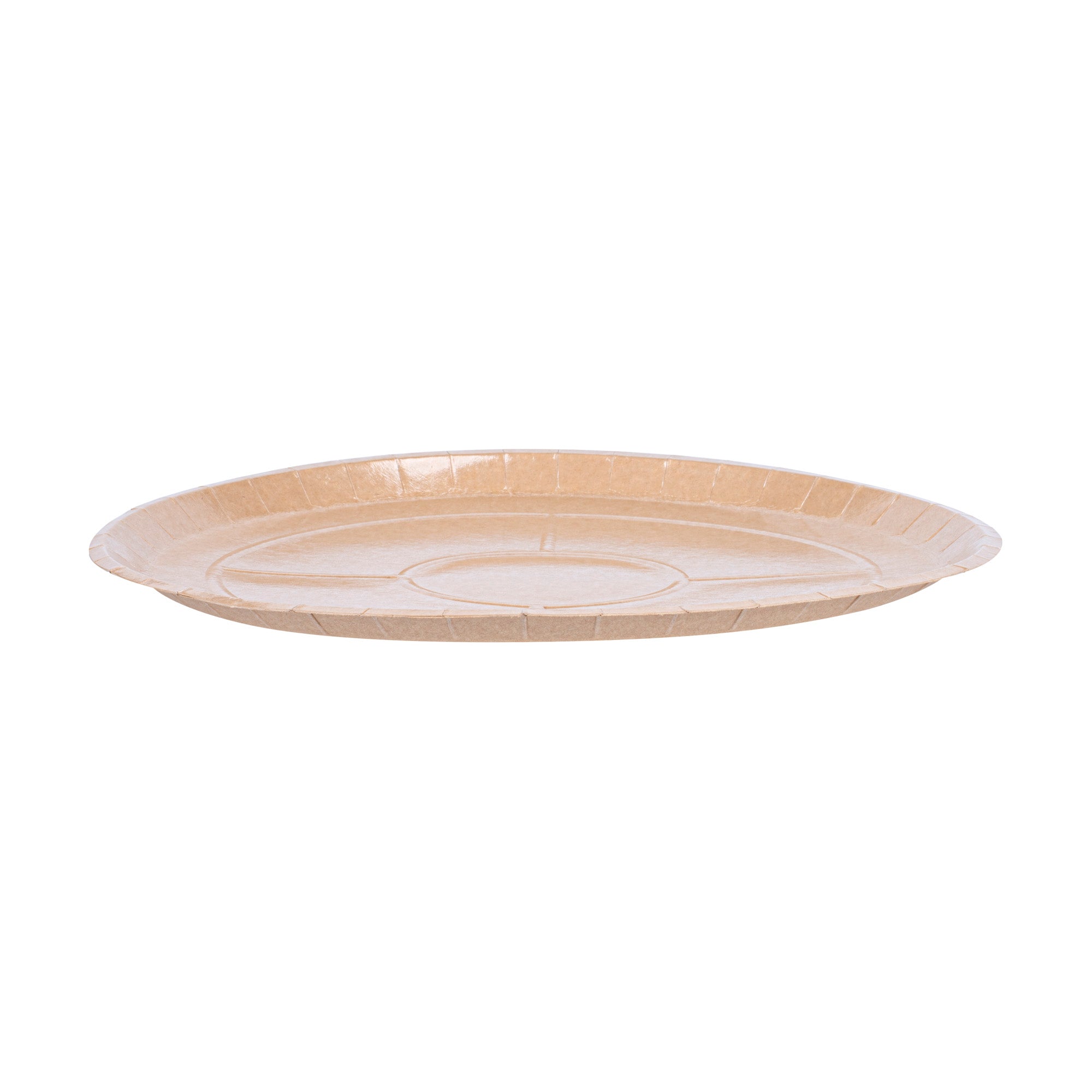 Eco Pie Round Kraft Paperboard Pizza Tray - Oven-Safe - 16" - 50 count box