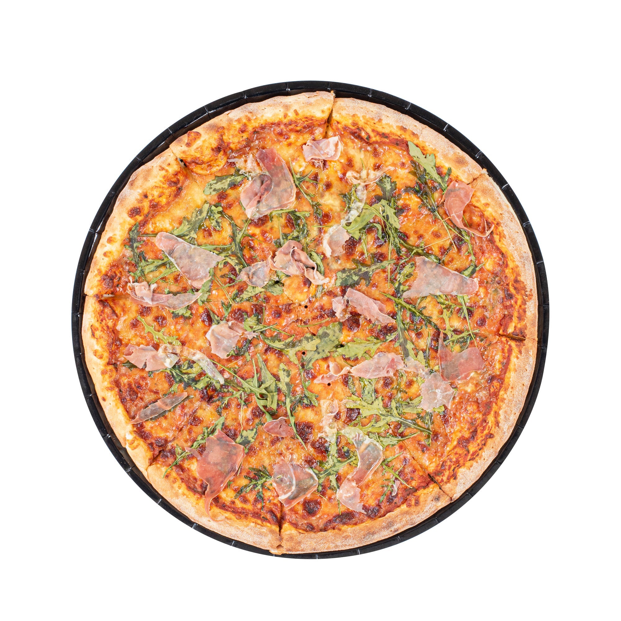 Eco Pie Round Black Paperboard Pizza Tray - Oven-Safe - 18'' - 50 count box