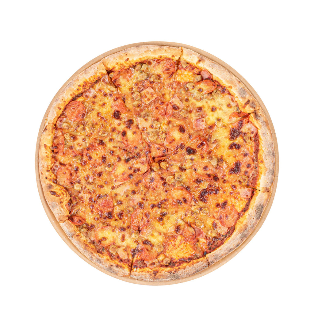 Eco Pie Round Kraft Paperboard Pizza Tray - Oven-Safe - 18'' - 50 count box