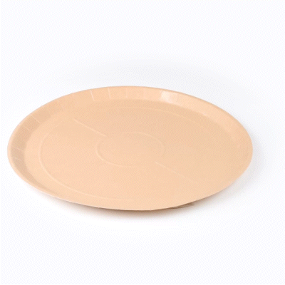 Eco Pie Round Kraft Paperboard Pizza Tray - Oven-Safe - 18'' - 50 count box