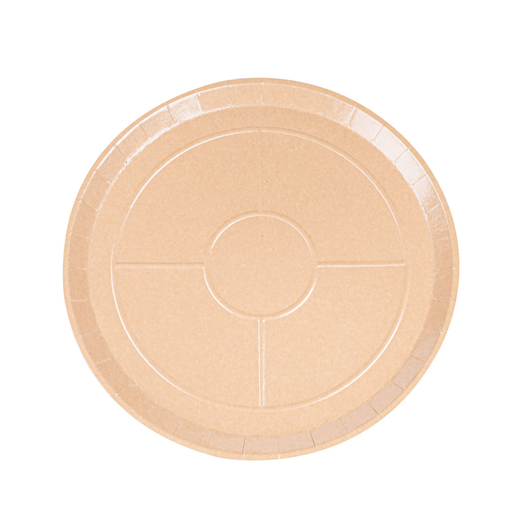 Eco Pie Round Kraft Paperboard Pizza Tray - Oven-Safe - 18'' - 50 count box