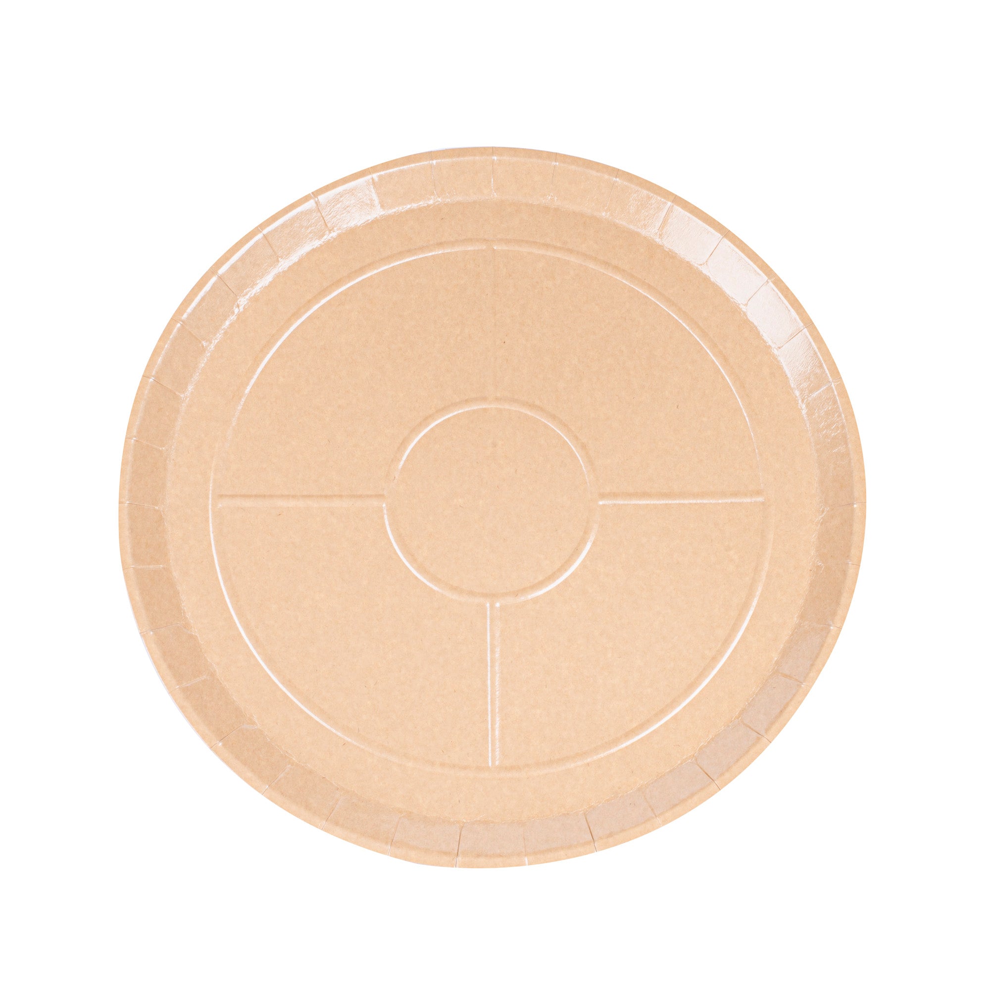 Eco Pie Round Kraft Paperboard Pizza Tray - Oven-Safe - 18'' - 50 count box