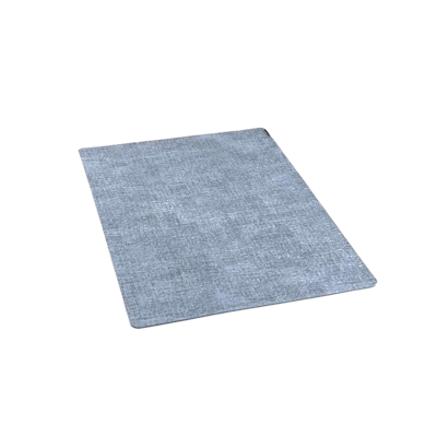 Denim Mesh Rectangle Blue Vinyl Linen-Feel Placemat - 17 3/4" x 11 3/4" - 6 count box