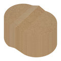 Bio Tek Kraft Paper 2-Compartment Insert - Fits 22, 37 and 42 oz Containers - 50 count box