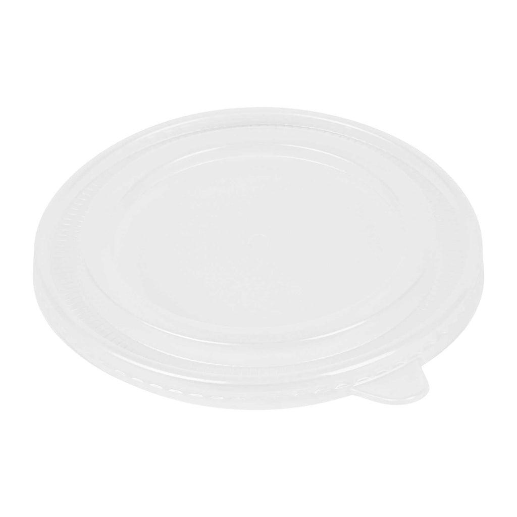 Bio Tek Clear Plastic Take Out Container Lid - Fits 17, 25, 33 and 34 oz Containers - 50 count box