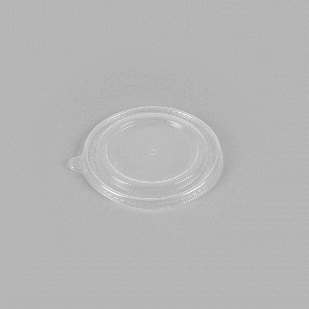 Bio Tek Clear Plastic Take Out Container Lid - Fits 17, 25, 33 and 34 oz Containers - 50 count box