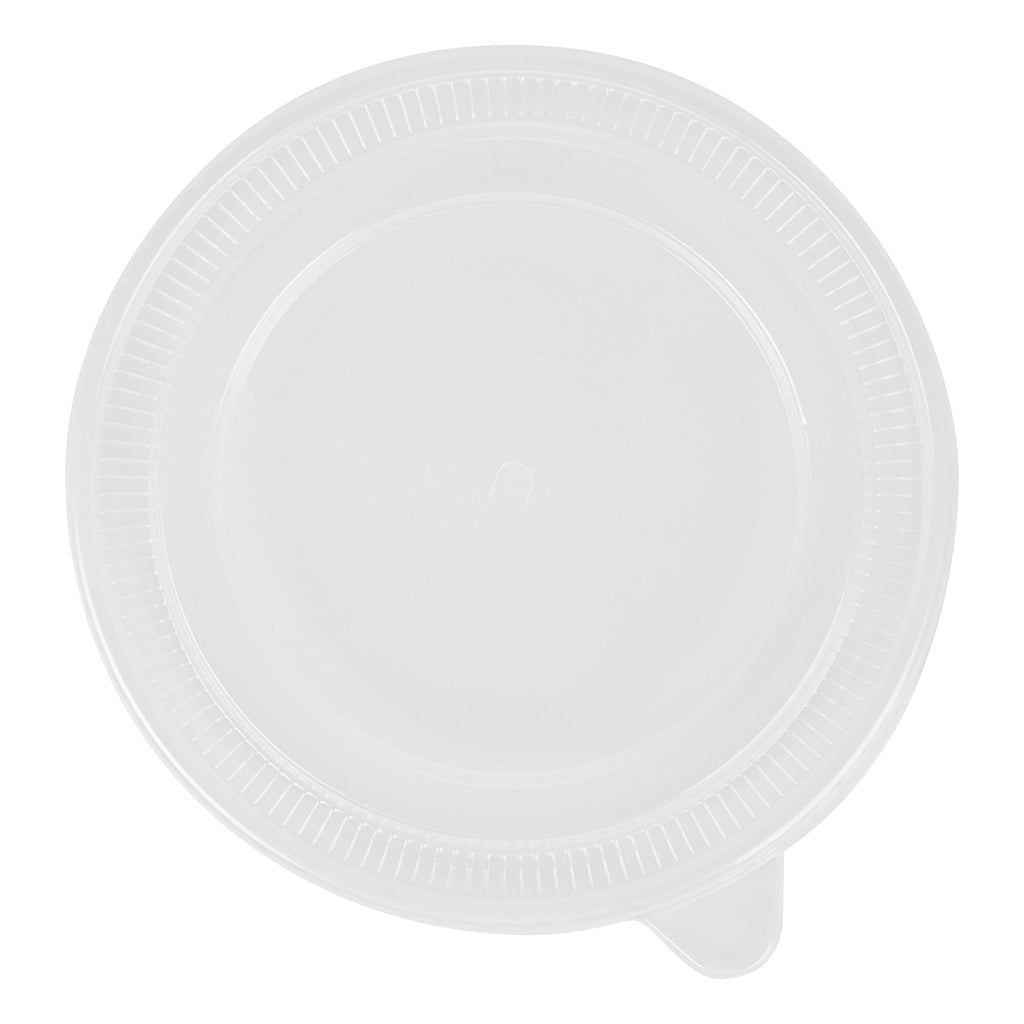 Bio Tek Clear Plastic Take Out Container Lid - Fits 17, 25, 33 and 34 oz Containers - 200 count box