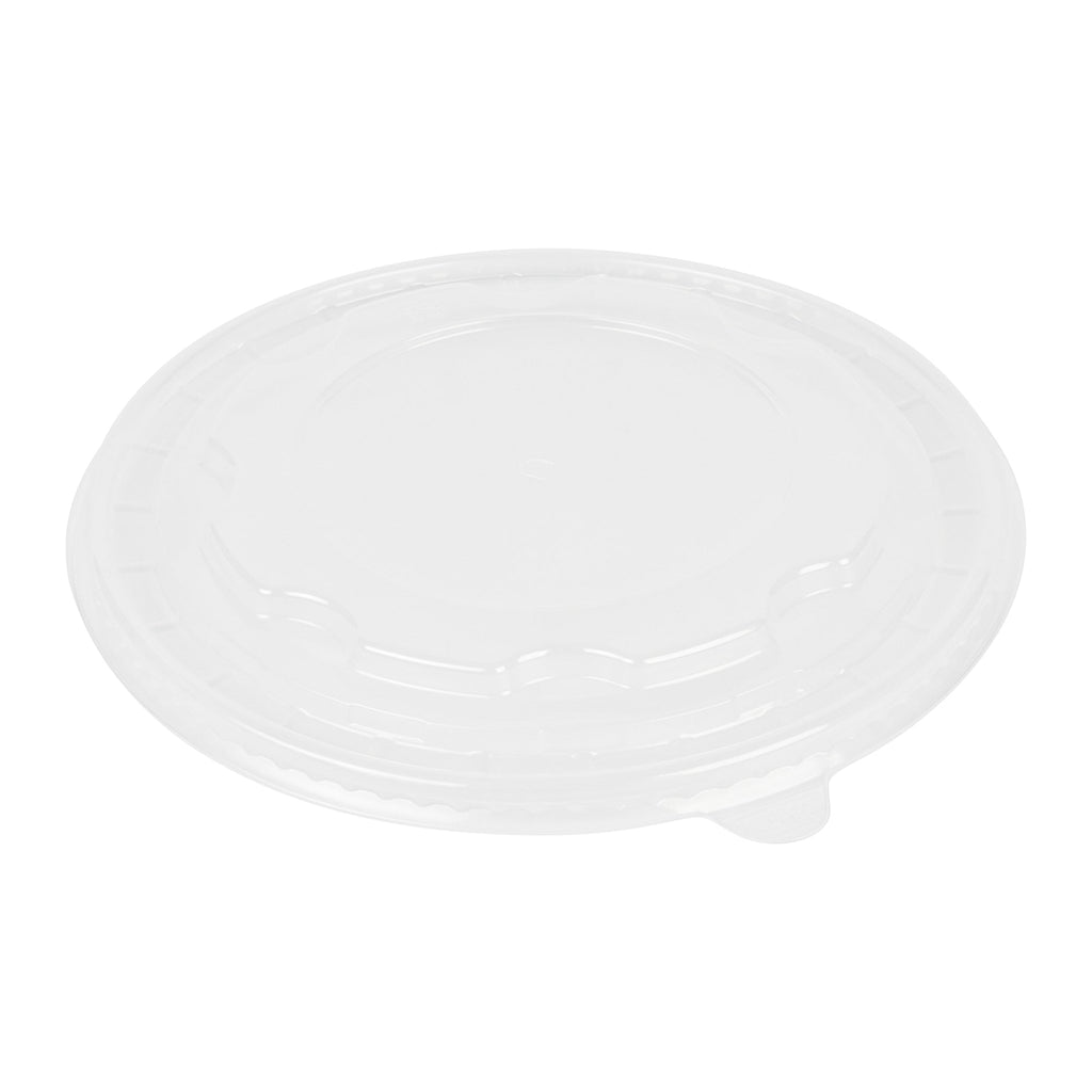 Bio Tek Clear Plastic Take Out Container Lid - Fits 22, 37 and 42 oz Containers - 200 count box