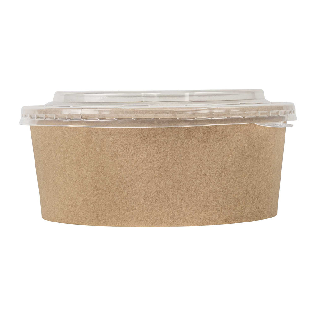 Bio Tek Clear Plastic Take Out Container Lid - Fits 22, 34, 37 and 42 oz Containers - 50 count box